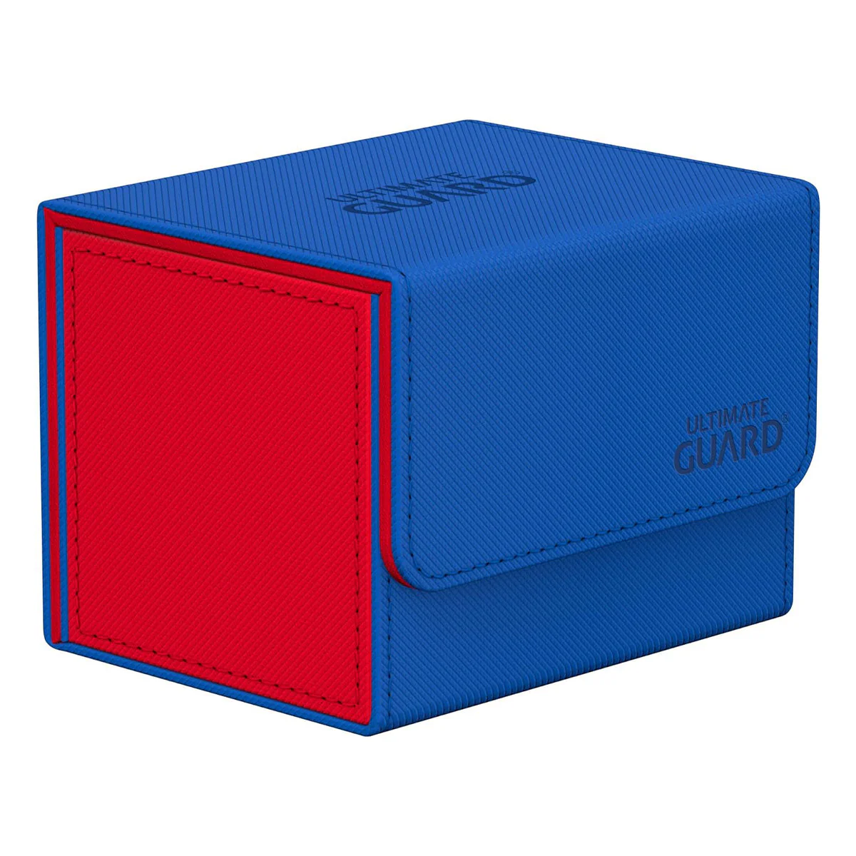 Ultimate Guard Synergy Sidewinder 100+ Blue/Red Deck Box - Image 3