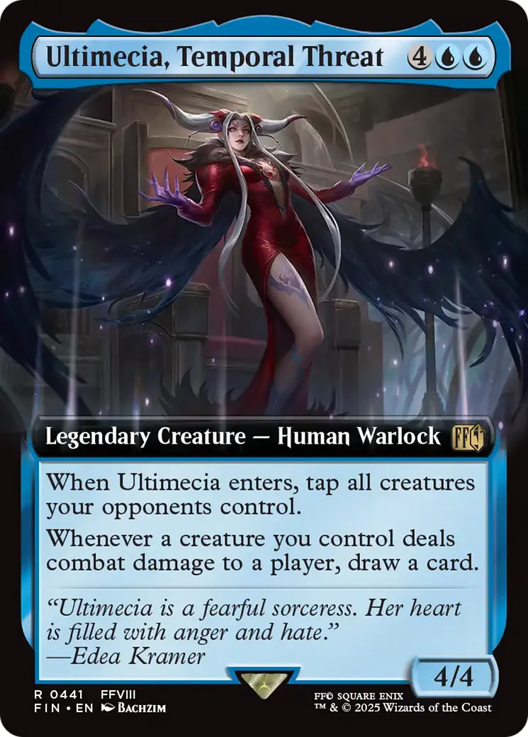 FOIL Ultimecia, Temporal Threat (FIN-441) - FINAL FANTASY - Magic The Gathering