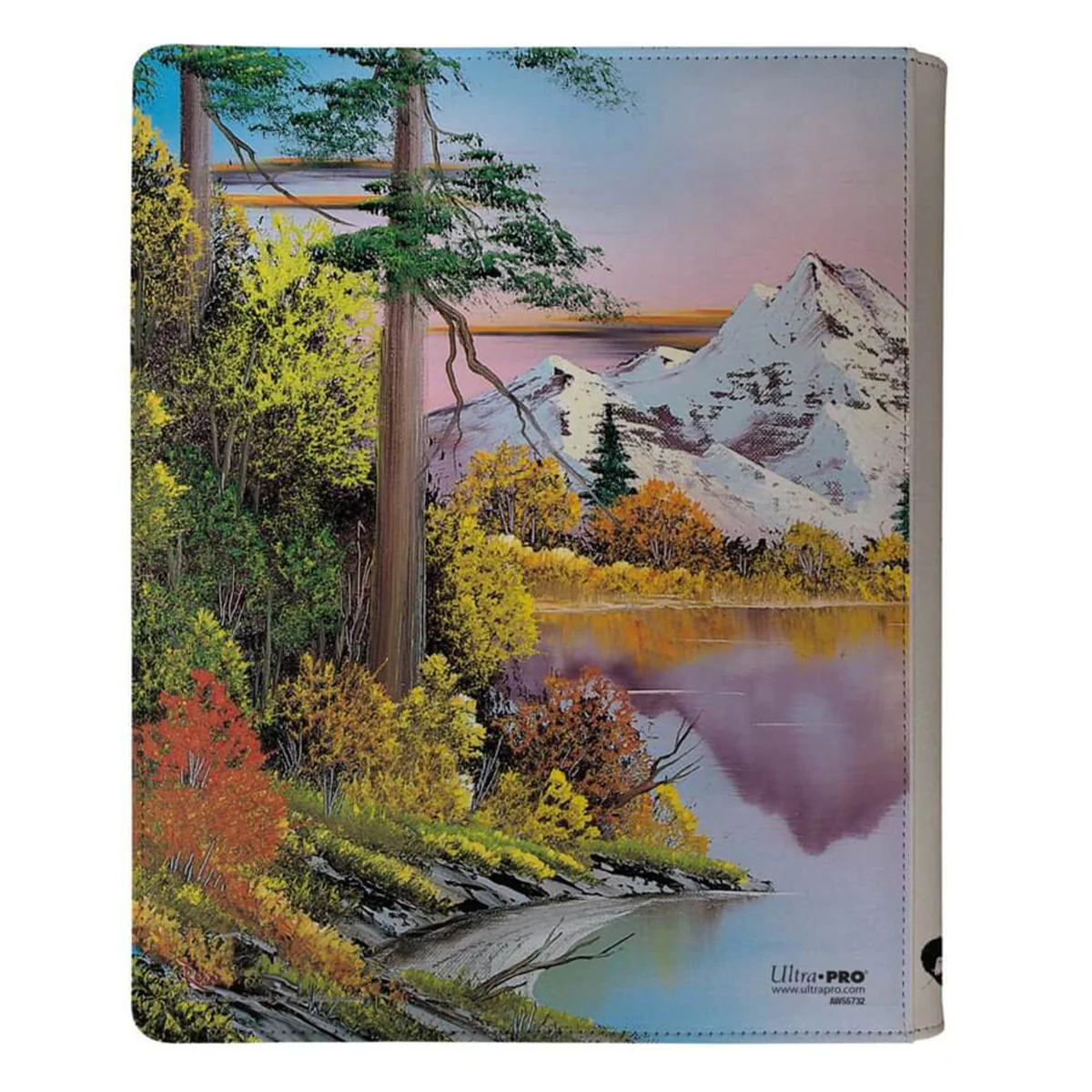 ULTRA PRO Bob Ross Collection Mighty Mountain Lake 9PKT Zippered Pro Binder - Image 2