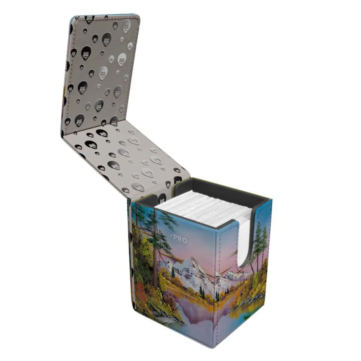 ULTRA PRO Bob Ross Collection Mighty Mountain Lake Alcove Flip Deck Box - Image 3