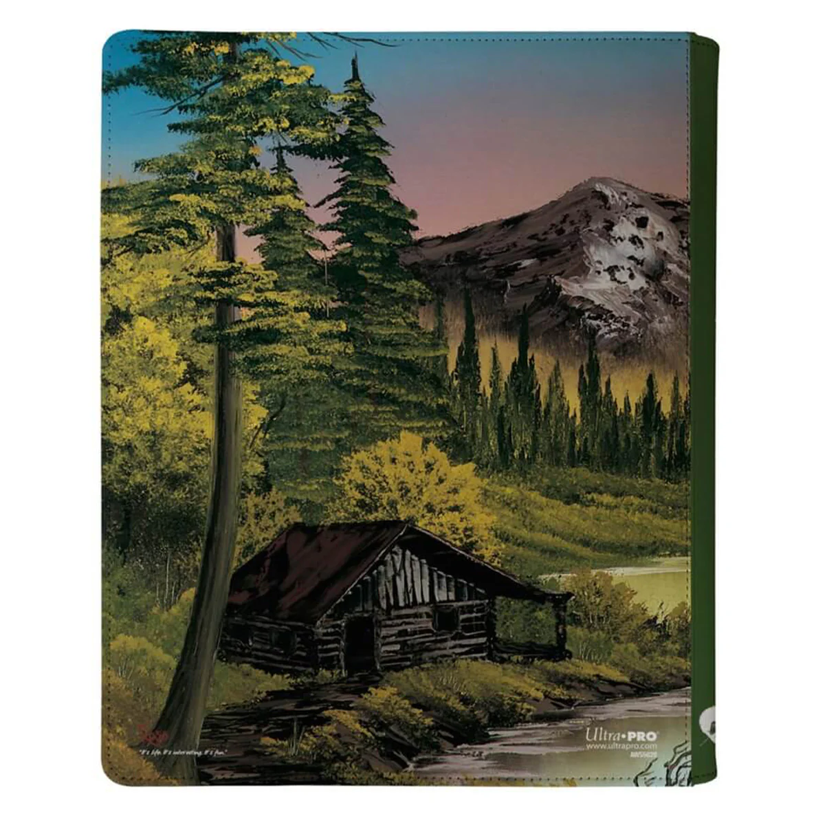 ULTRA PRO Bob Ross Collection Mountain Retreat 9PKT Zippered Pro Binder - Image 2