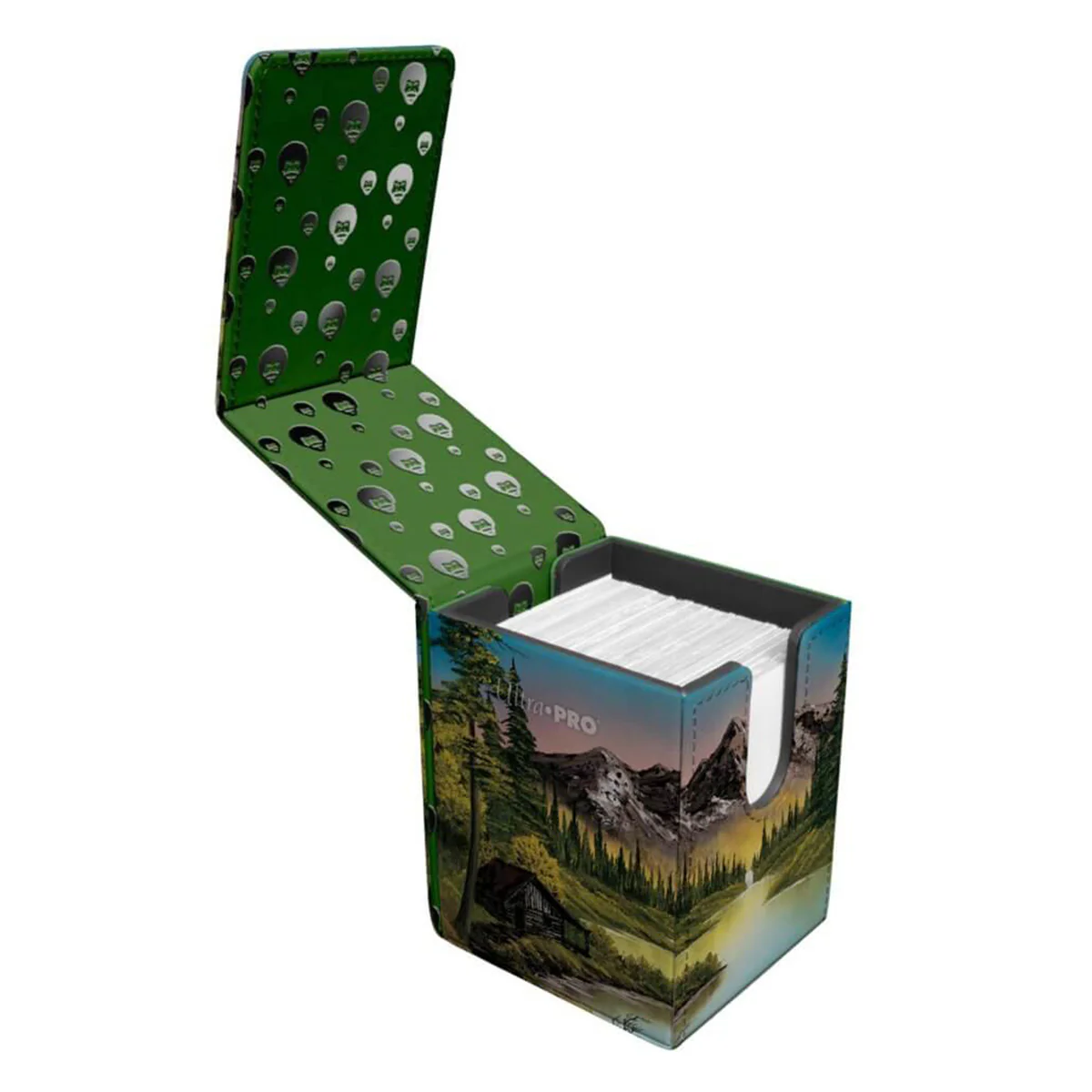 ULTRA PRO Bob Ross Collection Mountain Retreat Alcove Flip Deck Box - Image 3