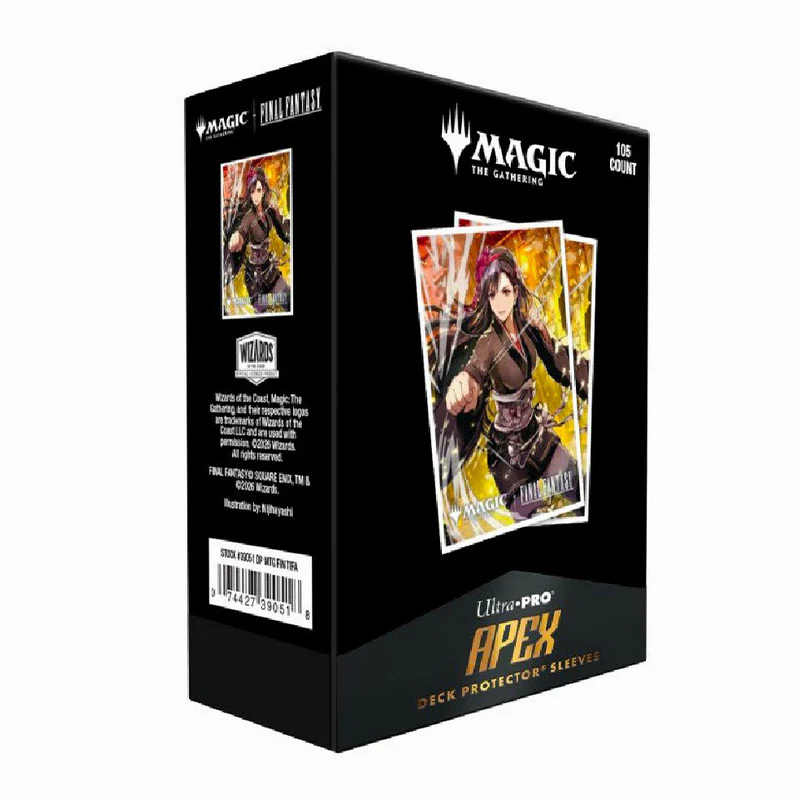 Ultra Pro Magic MTG Final Fantasy Tifa Lockhart 105ct Apex Deck Protector Sleeves - Image 2