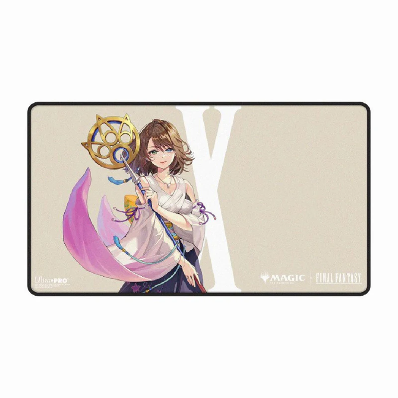 Ultra Pro Magic MTG Final Fantasy Yuna Grand Summoner Black-Stitched Playmat - Image 2