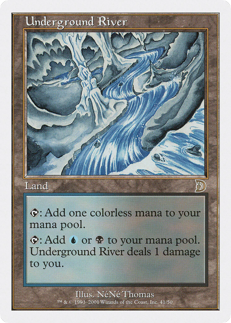 Underground River (DKM-041) - Deckmasters - Magic The Gathering