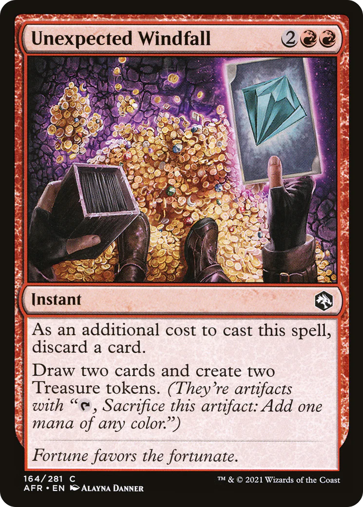 Unexpected Windfall (AFR-164) - Adventures in the Forgotten Realms - Magic The Gathering