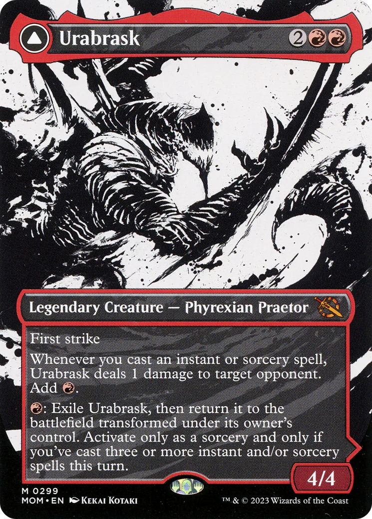 Urabrask (Showcase) (MOM-299) - March of the Machine - Magic The Gathering