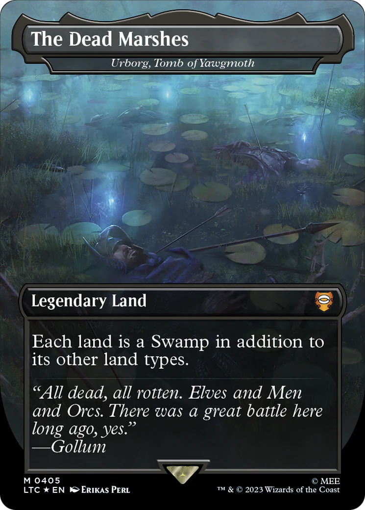 FOIL The Dead Marshes - Urborg, Tomb of Yawgmoth (Surge Foil) (LTC-405) - Tales of Middle-earth Commander - Magic The Gathering