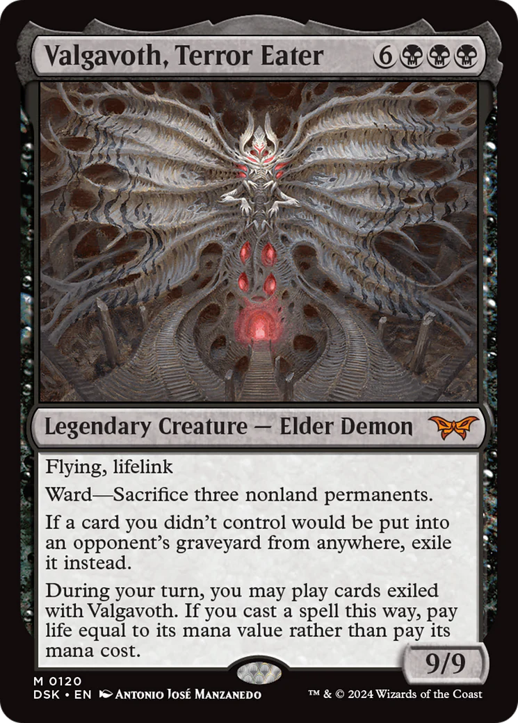 Valgavoth, Terror Eater (DSK-120) - Duskmourn: House of Horror - Magic The Gathering