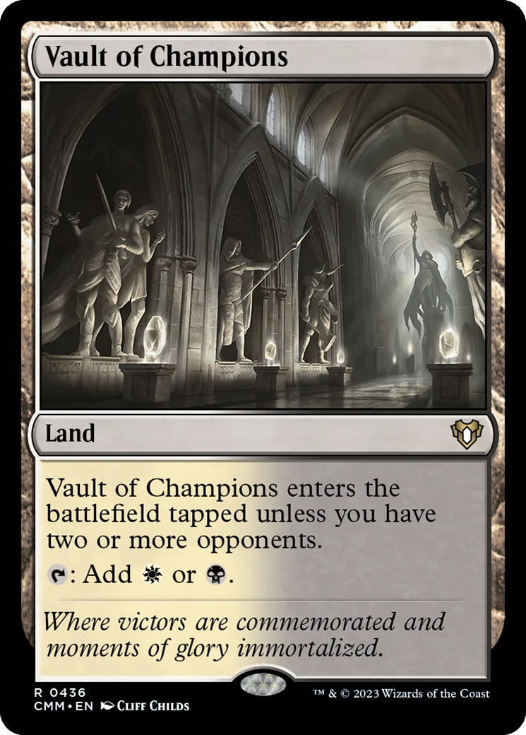 FOIL Vault of Champions (CMM-436) - Commander Masters - Magic The Gathering