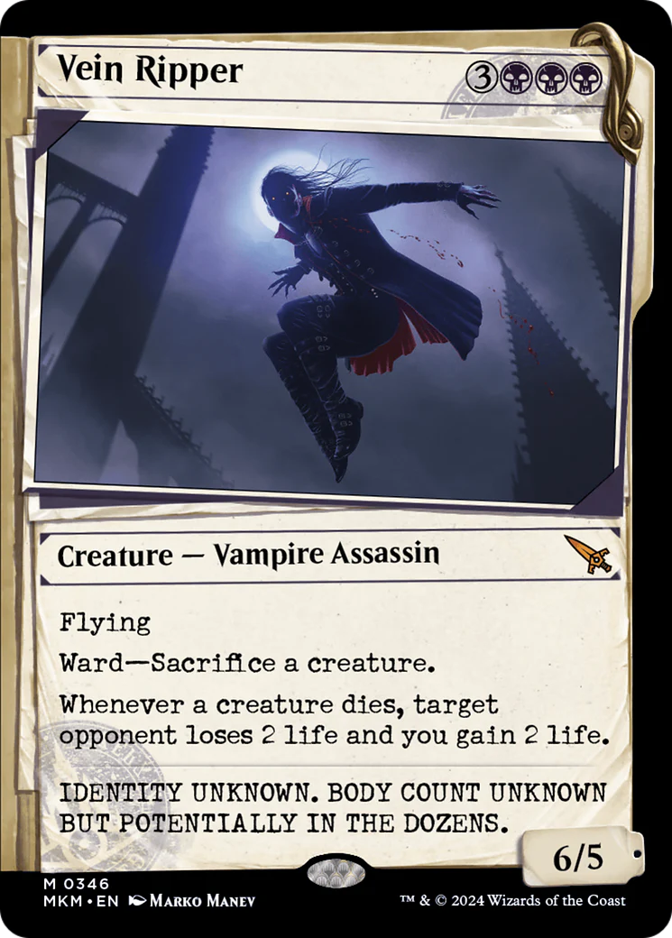 Vein Ripper (Showcase) (MKM-346) - Murders at Karlov Manor - Magic The Gathering