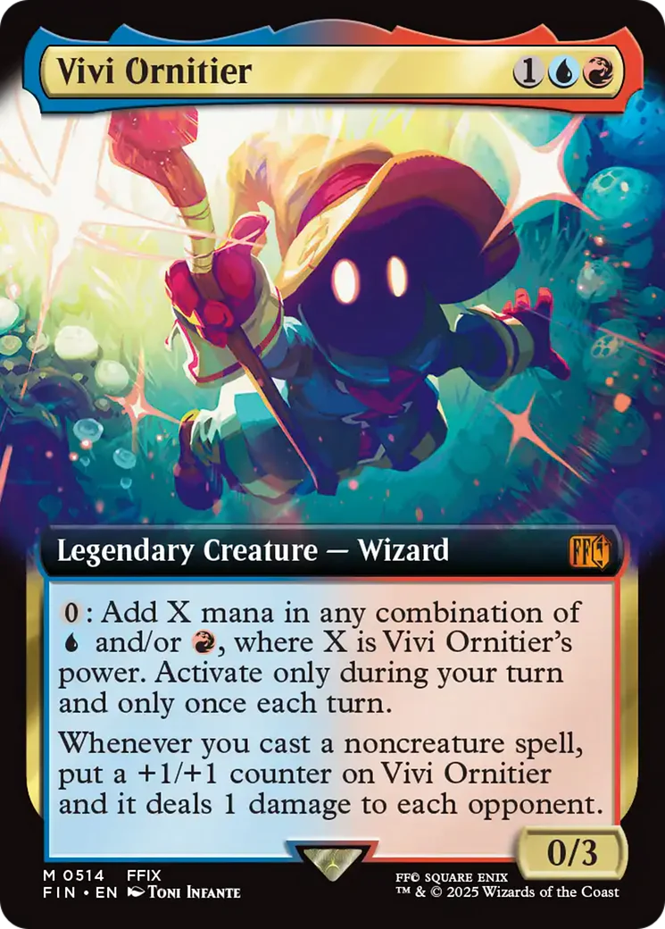 FOIL Vivi Ornitier (FIN-514) - FINAL FANTASY - Magic The Gathering