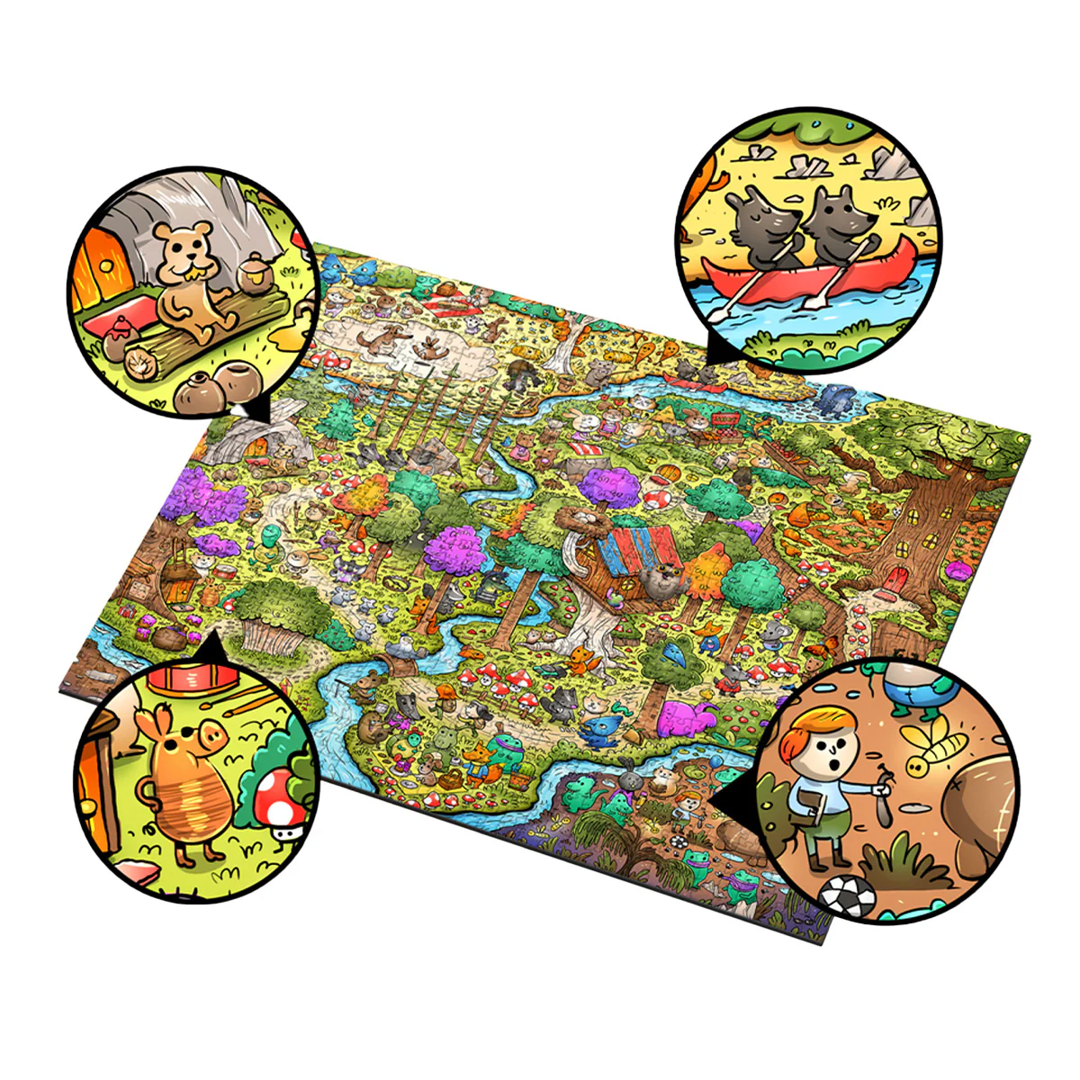 Vizzles Winnie-the-Pooh 1000pc Jigsaw Puzzle - Image 5