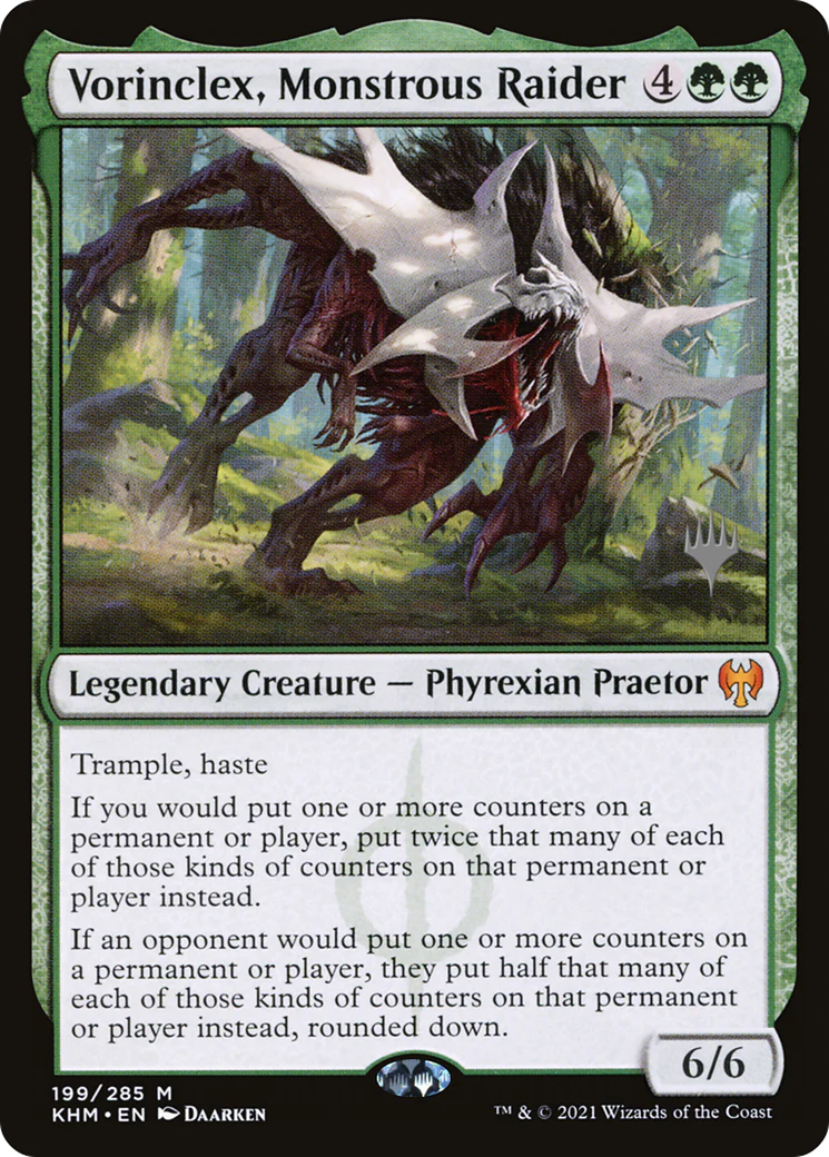 Vorinclex, Monstrous Raider (PPKHM-199) - Kaldheim Promos - Magic The Gathering