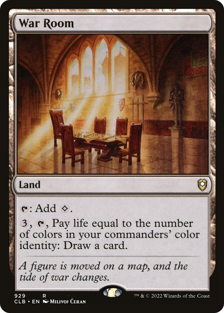 War Room (CLB-929) - Commander Legends: Battle for Baldur's Gate - Magic The Gathering