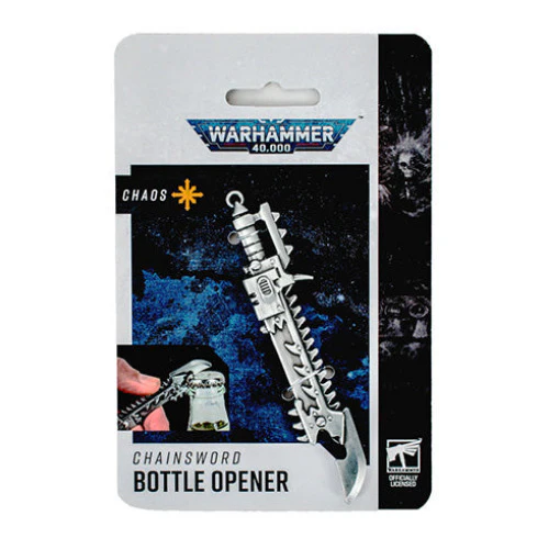 Warhammer 40K Chaos Chainsword Bottle Opener