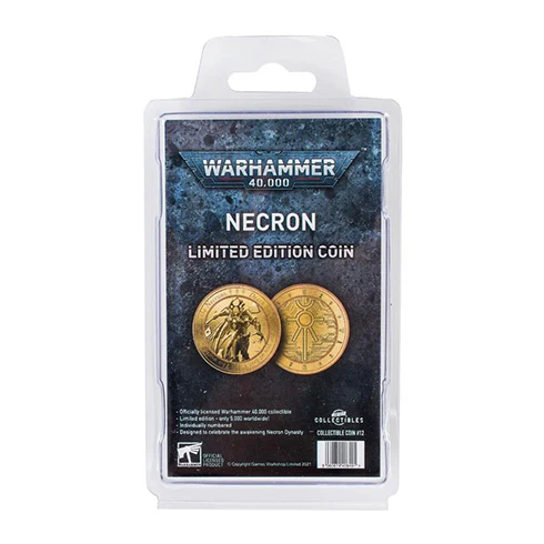 Warhammer 40K Necron Collectible Coin - Image 2