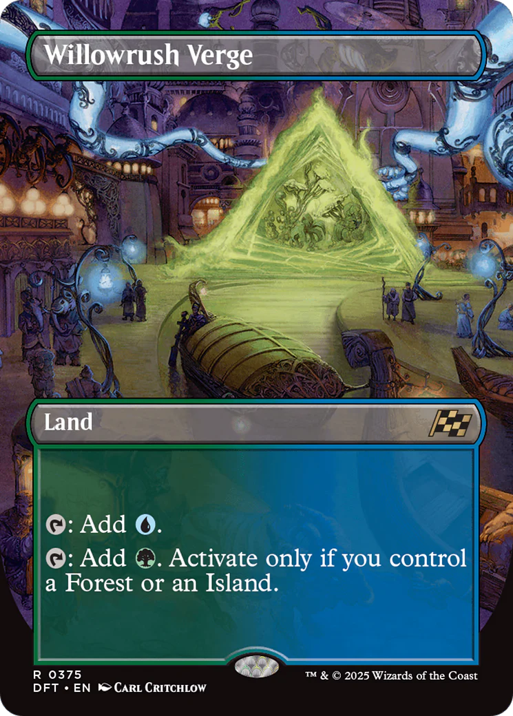 FOIL Willowrush Verge (DFT-375) - Aetherdrift - Magic The Gathering