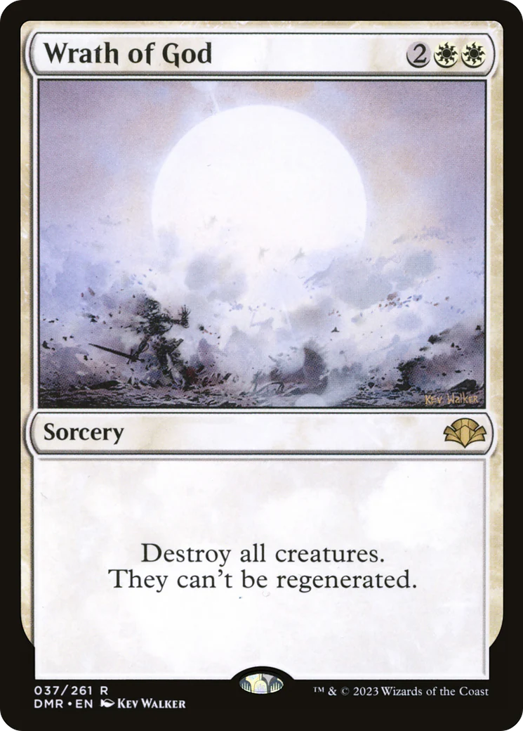 FOIL Wrath of God (DMR-037) - Dominaria Remastered - Magic The Gathering
