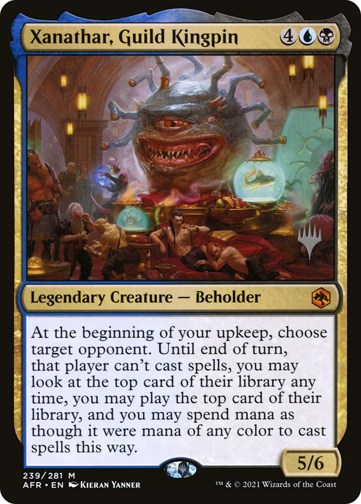 Xanathar, Guild Kingpin (PPAFR-239P) - Adventures in the Forgotten Realms Promos - Magic The Gathering