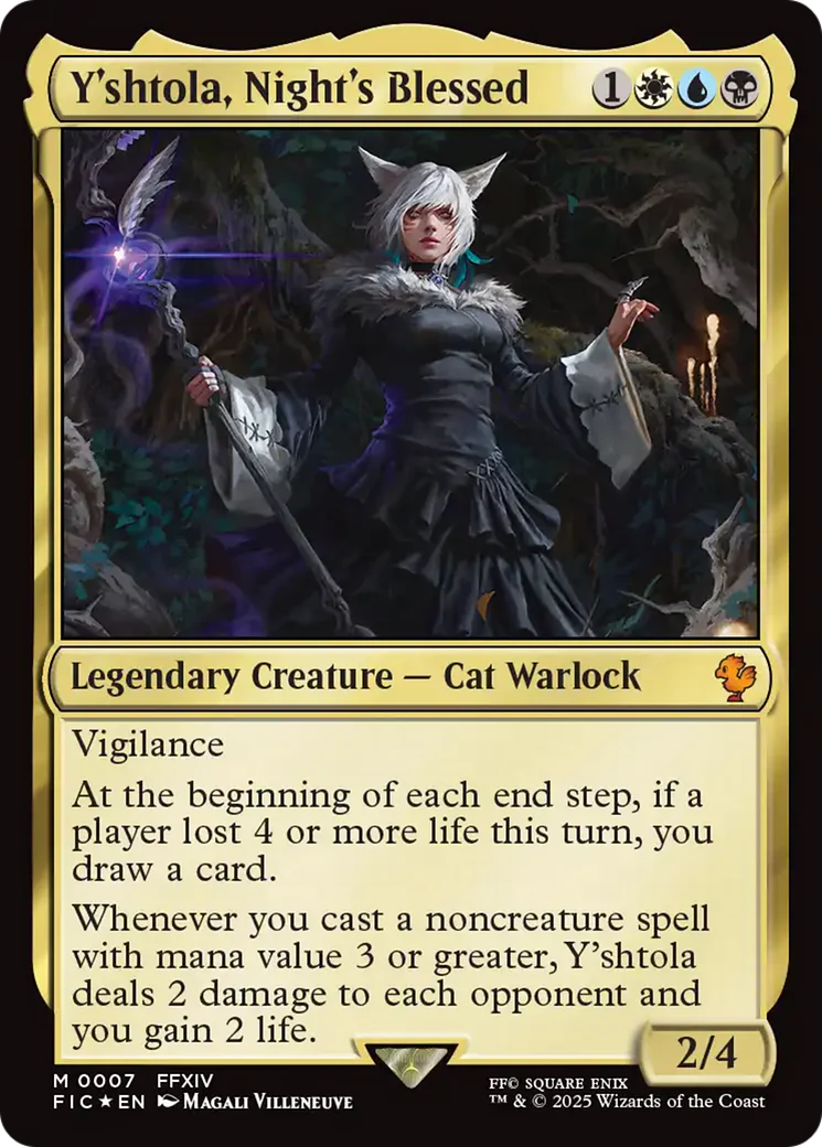 Y'shtola, Night's Blessed (FIC-007) - Commander: FINAL FANTASY - Magic The Gathering