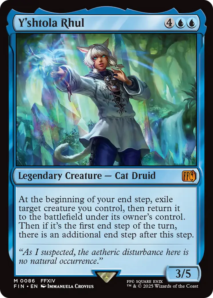 FOIL Y'shtola Rhul (FIN-086) - FINAL FANTASY - Magic The Gathering