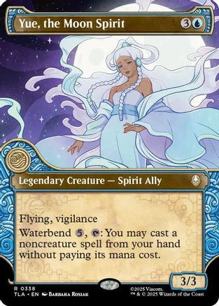 Yue, the Moon Spirit (Showcase) (TLA-338) - Avatar: The Last Airbender - Magic The Gathering