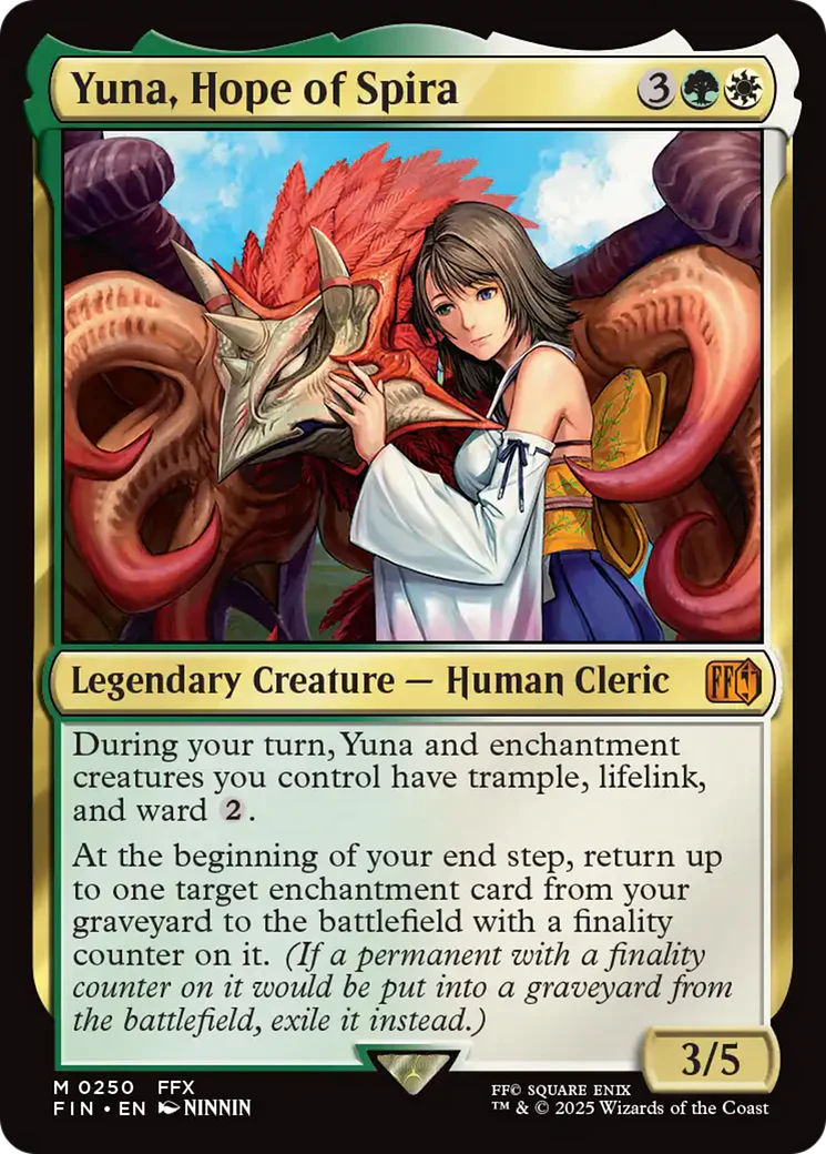 Yuna, Hope of Spira (FIN-250) - FINAL FANTASY - Magic The Gathering