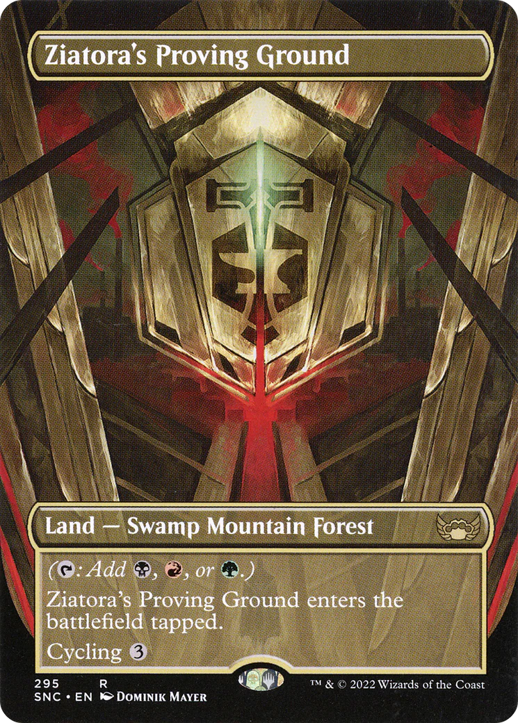 FOIL Ziatora's Proving Ground (Borderless) (SNC-295) - Streets of New Capenna - Magic The Gathering