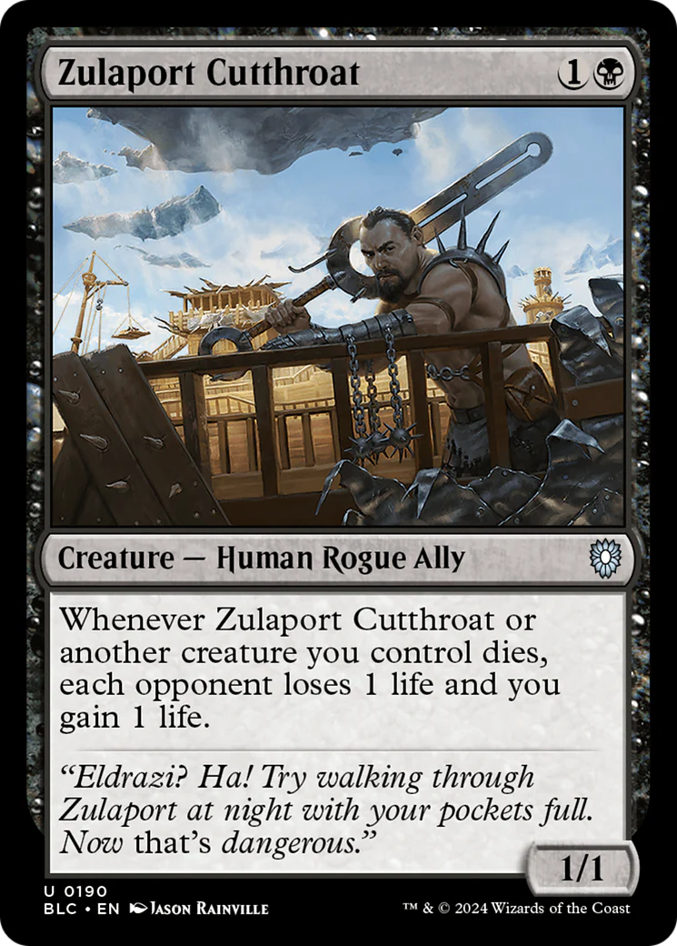 Zulaport Cutthroat (BLC-190) - Bloomburrow Commander - Magic The Gathering